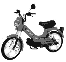 Image of a moped