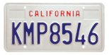 Citizens band radio license plates (block).