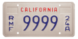 Remanufacturer license plate (block).