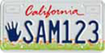 California Have A Heart, Be A Star, Help Our KIDS license plate.