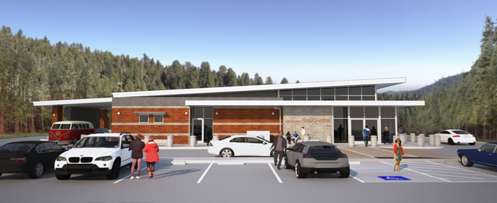 Artist rendering of the future Grass Valley field office