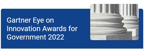 Gartner Eye on Innovation Awards for Government 2022 logo