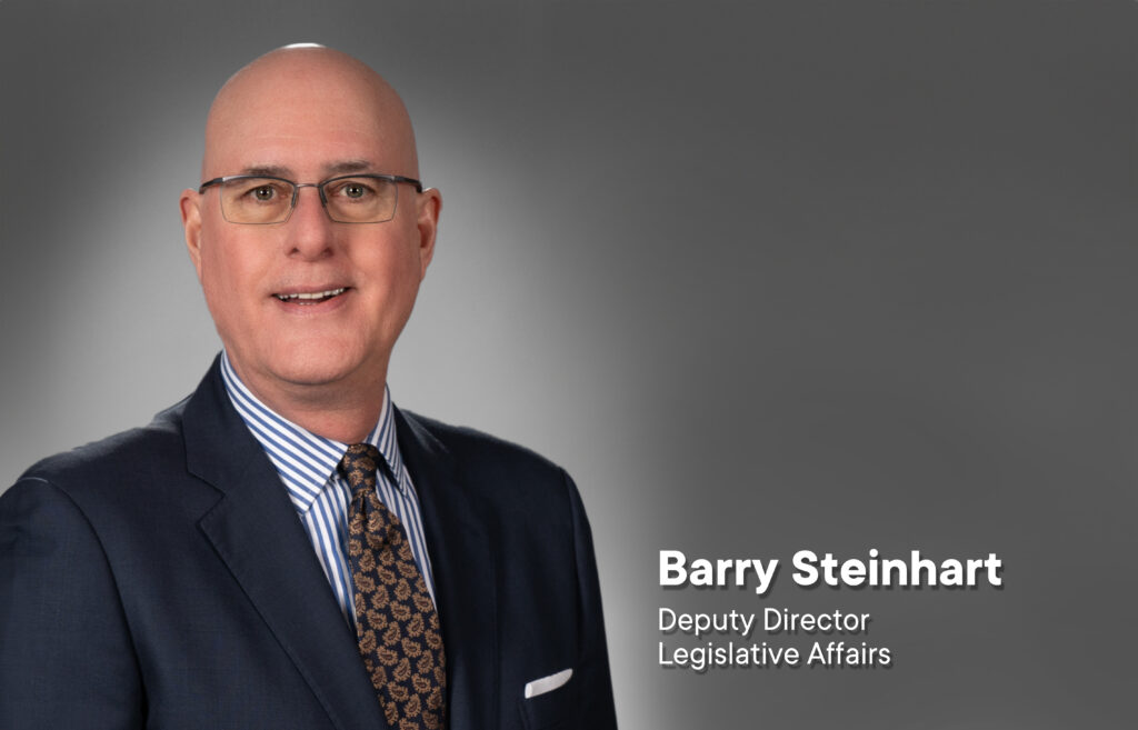 Photo: Barry Steinhart, Deputy Director, Legislative Affairs