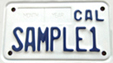 Environmental motorcycle special interest license plate.
