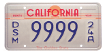 Dismantler license plate (sun).