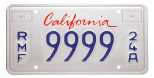 Remanufacturer license plate (script).