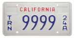 Transporter license plate (block).